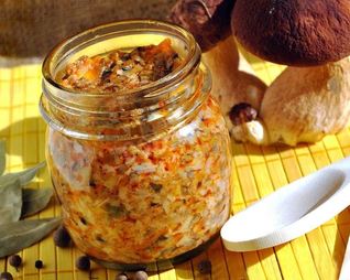 Грибная икра из подберезовиков