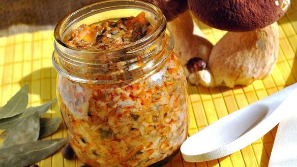 Рецепт Грибной икры из подберезовиков