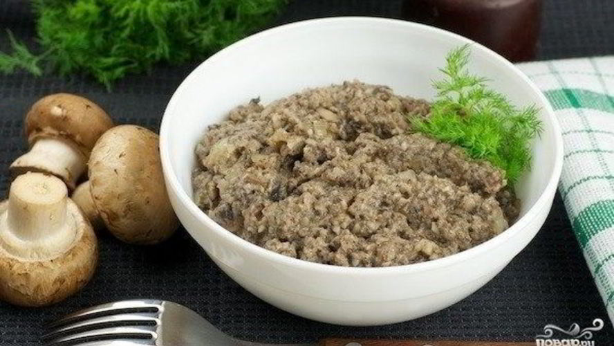 Рецепт икры из соленых груздей