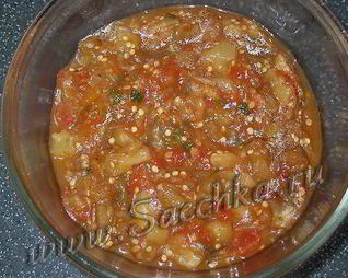 Икра из зеленых помидор с цукини