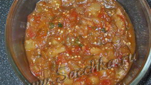 Рецепт Икры из зеленых помидор с цукини