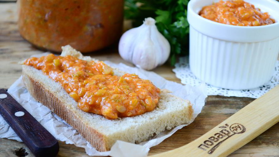 Рецепт икры кабачковой пикантной