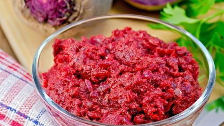 Рецепт икры свекольной с миндалем