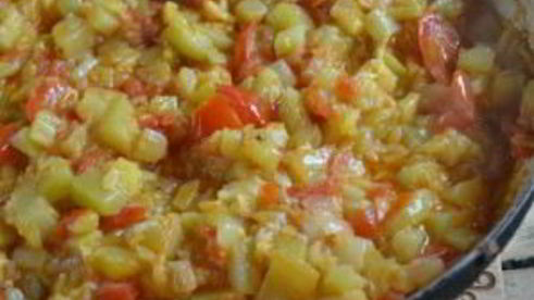 кабачковая икра без мясорубки