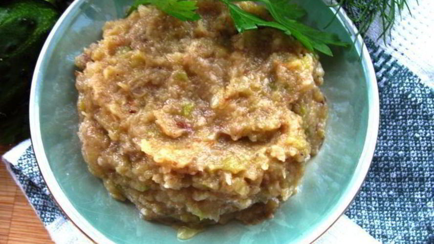 Рецепт кабачковой икры с яблоком
