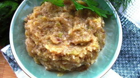 кабачковая икра с яблоком
