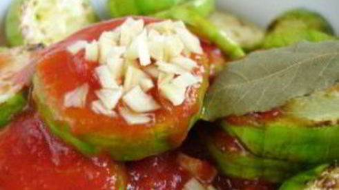 обжаренная кабачковая икра