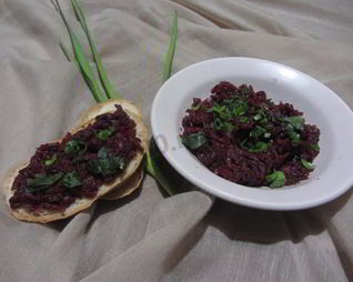 Свекольная икра с имбирем