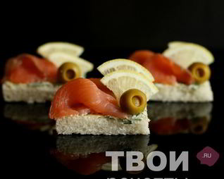 Канапе с семгой