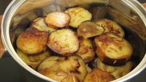 картошка с баклажанами