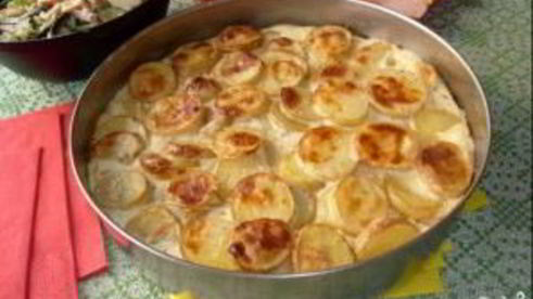 картошка с баклажанами