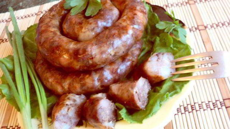 Рецепт колбасы украинской, домашней