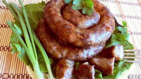 колбаса украинская, домашняя