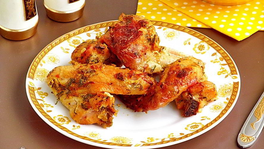 Рецепт маринованных крылышек, запеченных в духовке