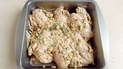 маринованные крылышки, запеченные в духовке