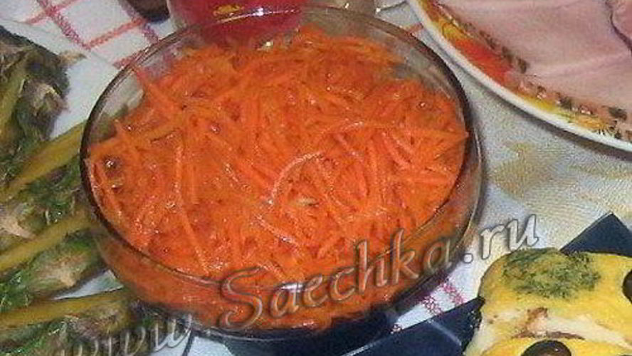 Рецепт моркови по-корейски на зиму