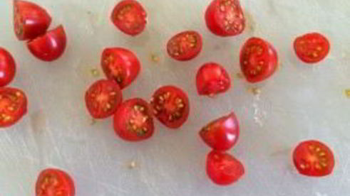 новогодняя закуска капрезе