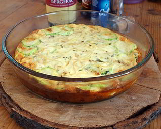 Фриттата с кабачками