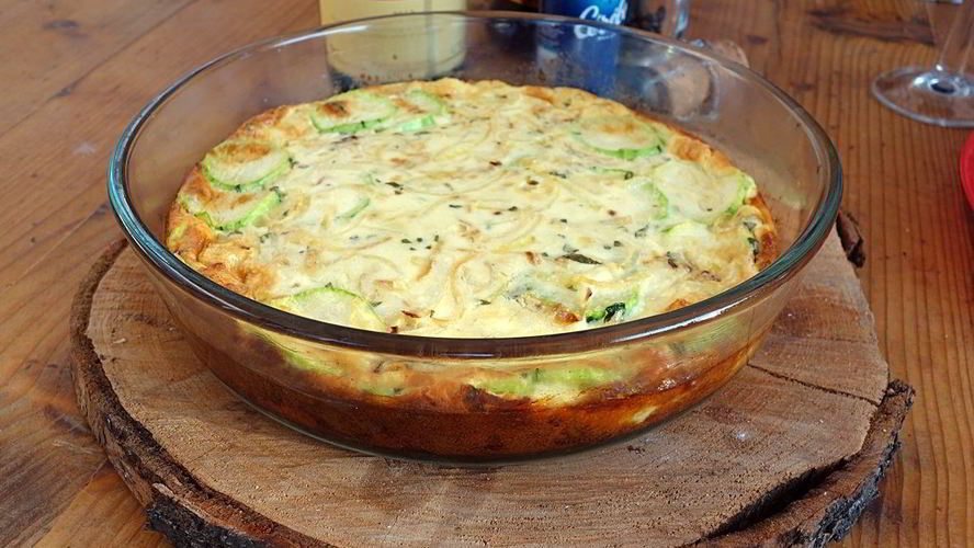 Рецепт фриттаты с кабачками