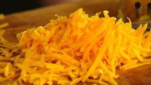 фриттата с тыквой, зеленым горошком и сладким перцем