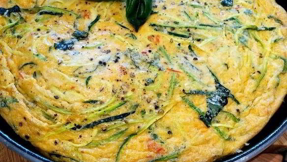 Рецепт Фриттаты со спагетти из цукини