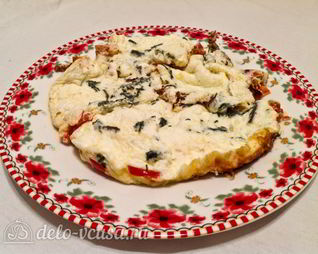 Омлет на кефире