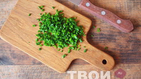 омлет на сковороде