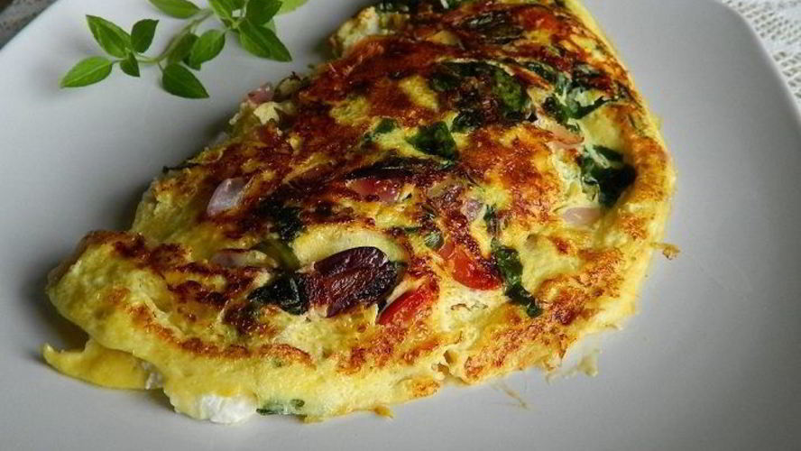 Рецепт омлета по-гречески