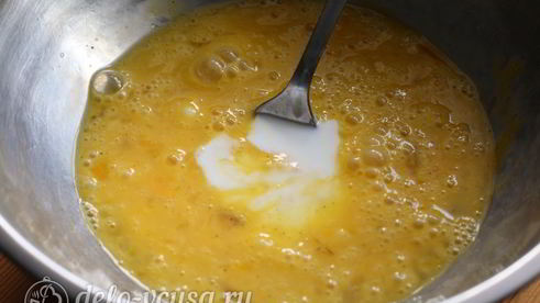 омлет с брынзой