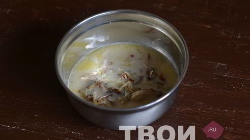 омлет с курицей