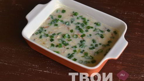 омлет с курицей