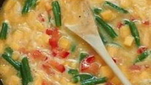 омлет с овощами