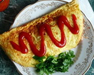 Омлет с рисом