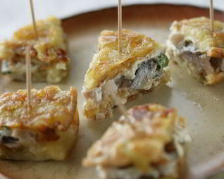 Омлет с сельдью