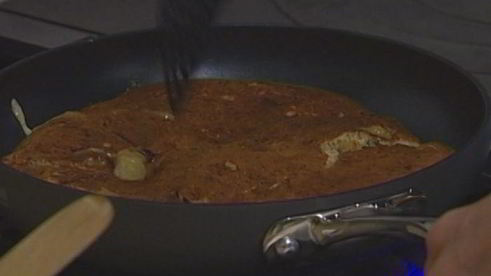 омлет с сельдью