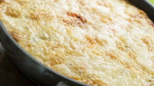 Рецепт Омлета с сыром и белым хлебом