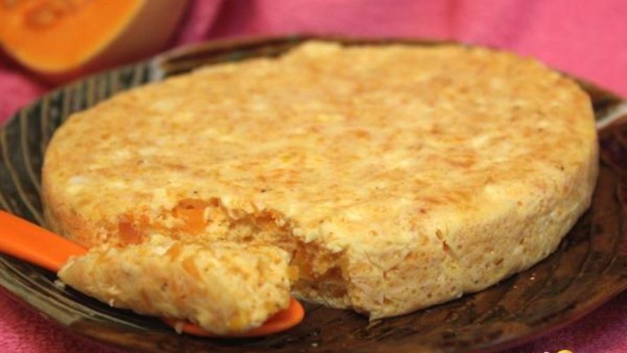 Рецепт омлета с тыквой и творогом на пару