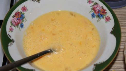 омлет с тыквой и творогом на пару