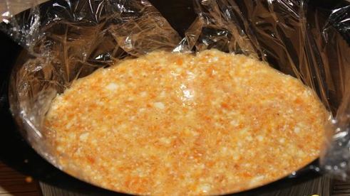 омлет с тыквой и творогом на пару