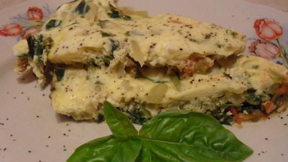 Рецепт Омлета со спаржевой фасолью