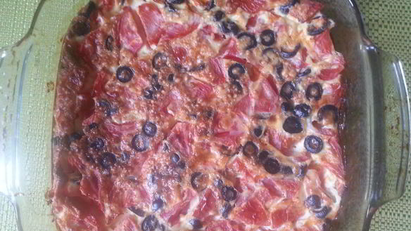 Рецепт Омлета в духовке с мукой