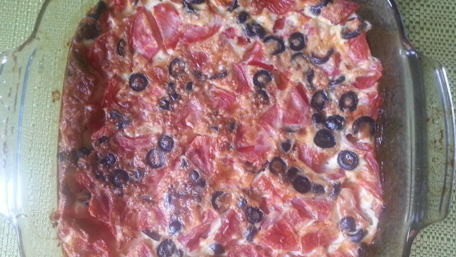 Рецепт омлета в духовке с мукой