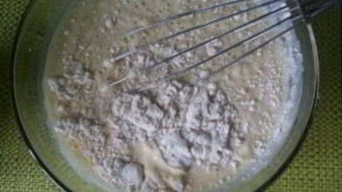 омлет в духовке с мукой