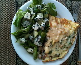 Субботний завтрак — омлет с начинкой