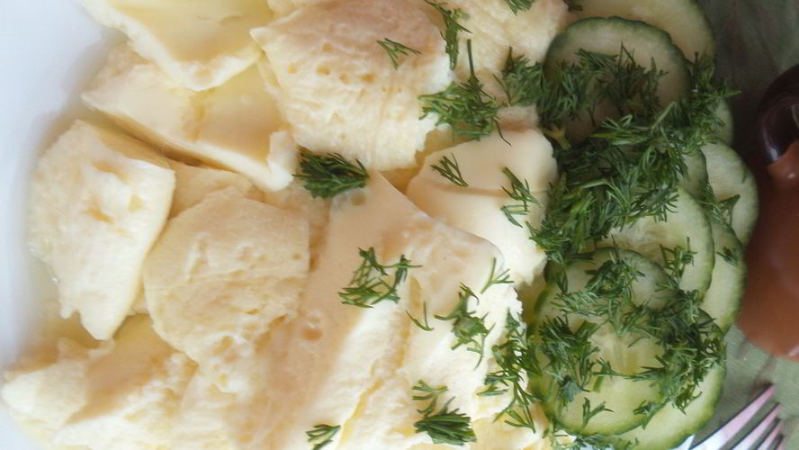 Рецепт вареного омлета в мешке