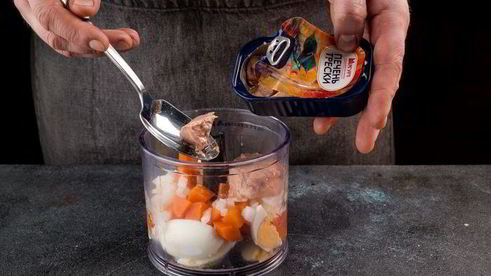 нежный паштет из печени трески