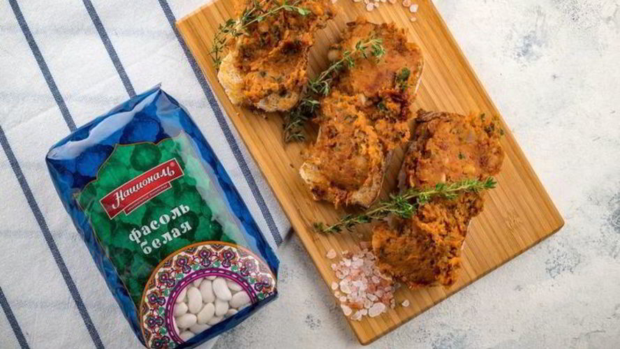 Рецепт паштета из белой фасоли с вялеными томатами