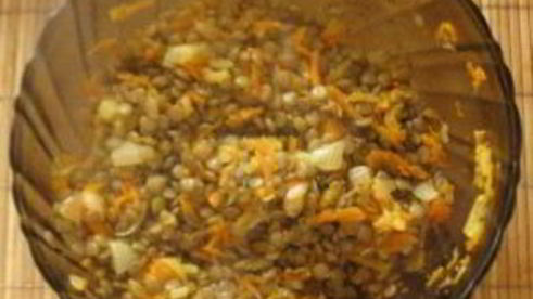 паштет из чечевицы