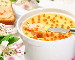 Паштет из форели с икрой Праздничный