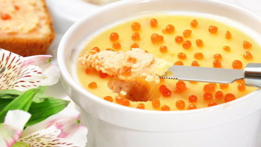 Рецепт паштета из форели с икрой праздничный